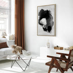 Painted Light Abstract Vertical Canvas Print