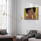 Woman Portrait Abstract Canvas Print