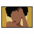 Woman Portrait Abstract Canvas Print