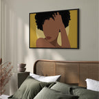 Woman Portrait Abstract Canvas Print