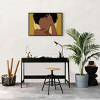 Woman Portrait Abstract Canvas Print