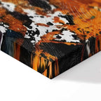 Abstract Kiss Explosion Wide Canvas Print