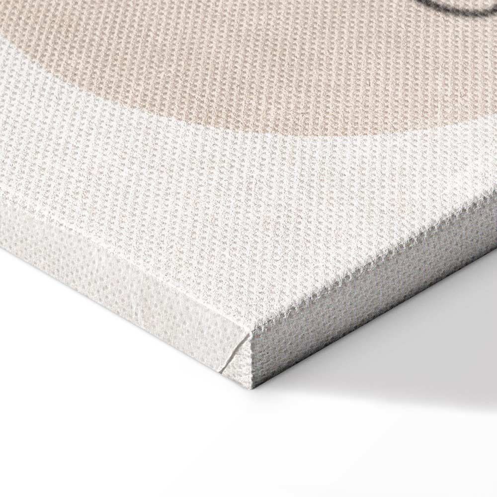 French Chic Line Art Faces Vertical Canvas Print