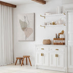 Abstract Line Art Figure Minimalist Canvas Print