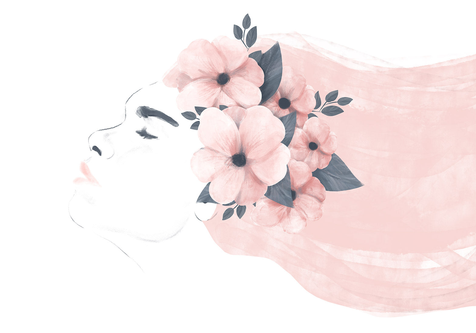 Wandbild – Weiblicher Blick – Zweite Variante