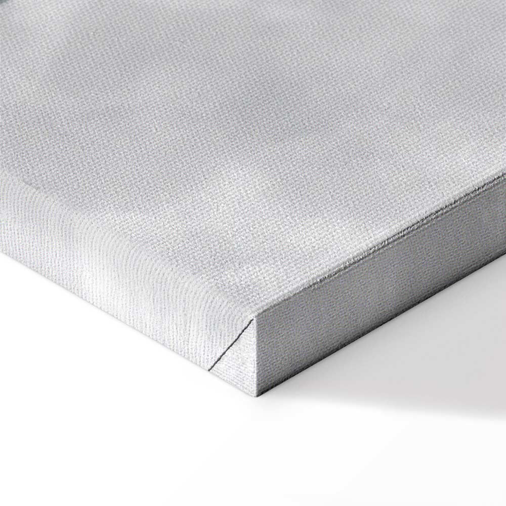 Abstract Line Art Silhouette Vertical Canvas Print