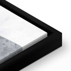 Abstract Line Art Silhouette Vertical Canvas Print