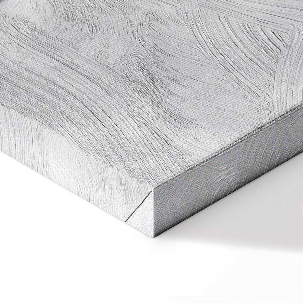 Abstract Line Art Silhouette Vertical Canvas Print