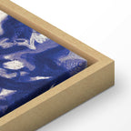 Ancient Vineyard Women Blue Ink Portal Canvas Print