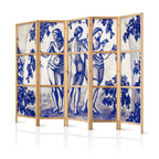 Japanese Room Divider 5-Panel The Three Graces: Women Among Vineyards