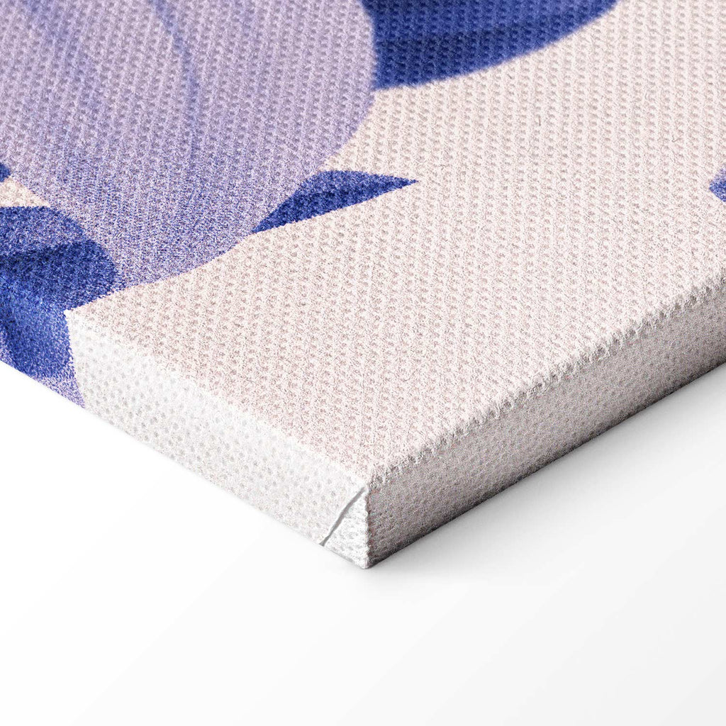 Pink Bust Floral Quote Contemporary Canvas Print