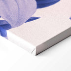 Pink Bust Floral Quote Contemporary Canvas Print