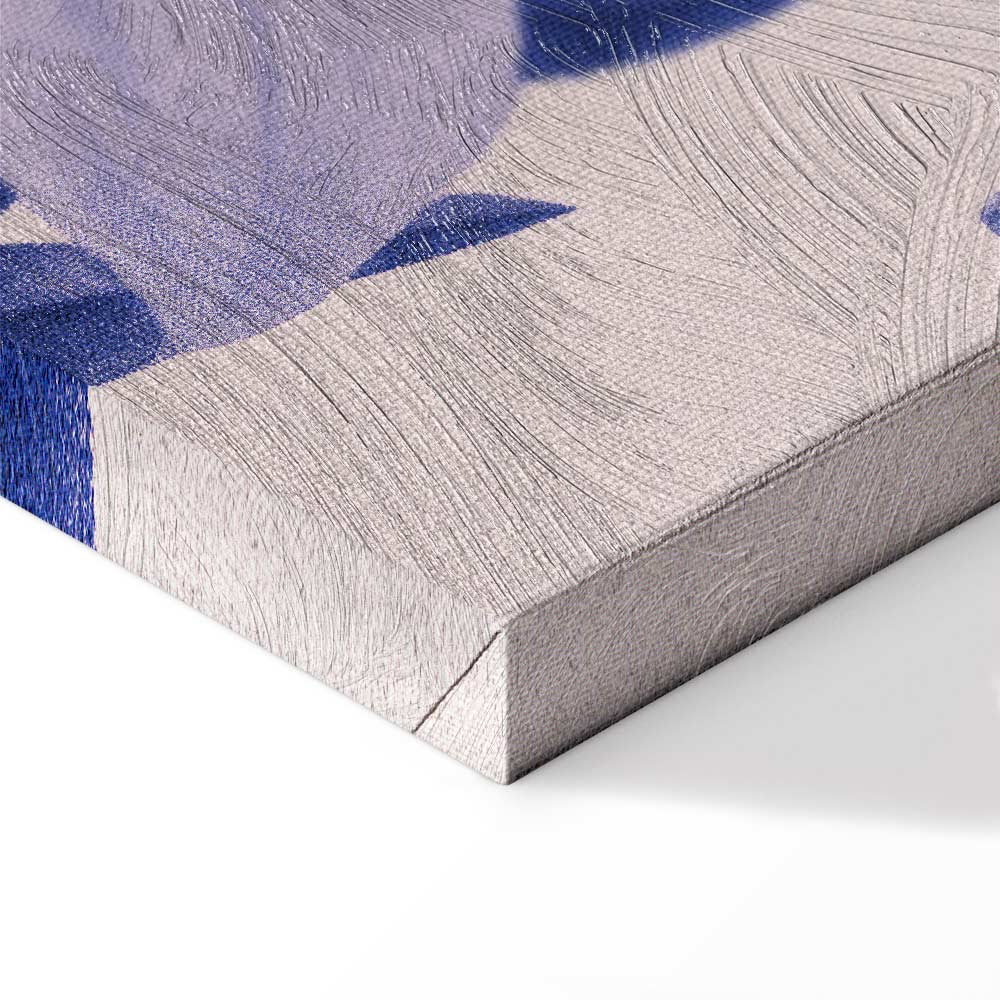 Pink Bust Floral Quote Contemporary Canvas Print