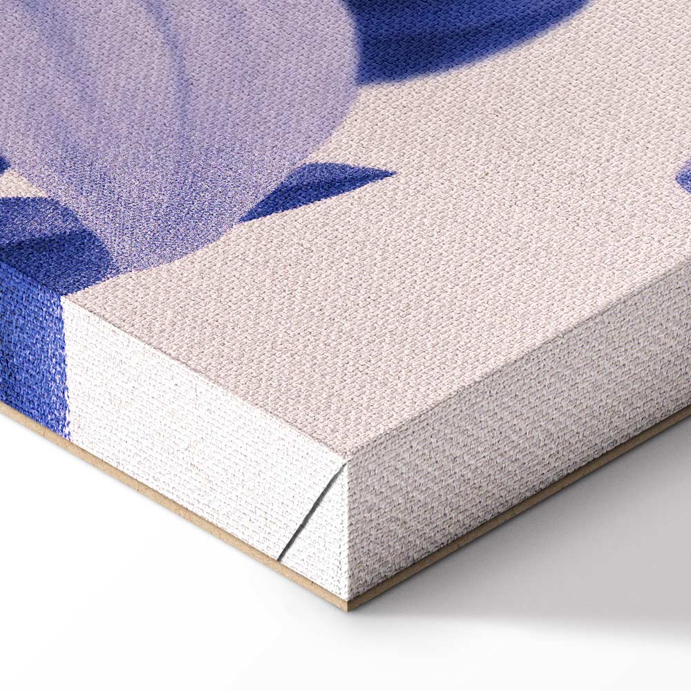 Pink Bust Floral Quote Contemporary Canvas Print