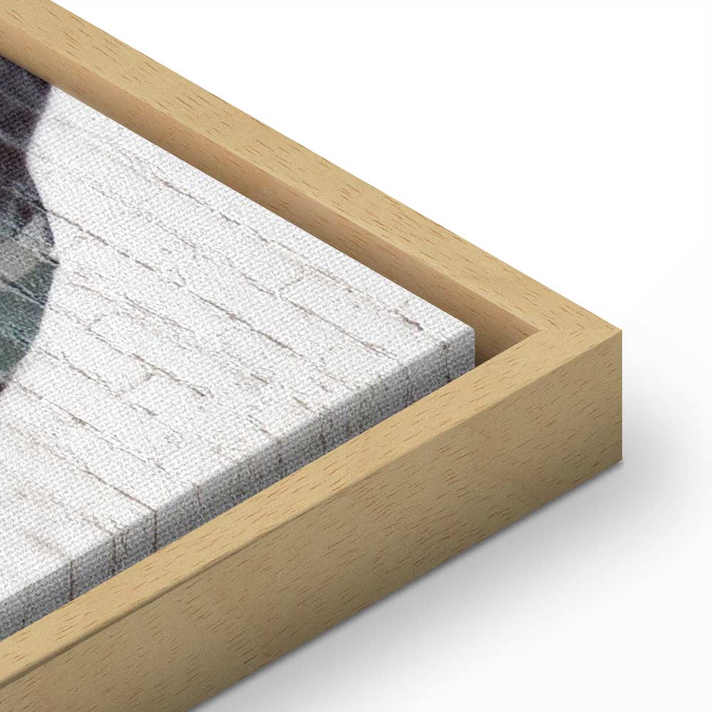 Colorful Graffiti Woman Silhouette Canvas Print