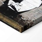 Mario and Policeman Graffiti Canvas Print