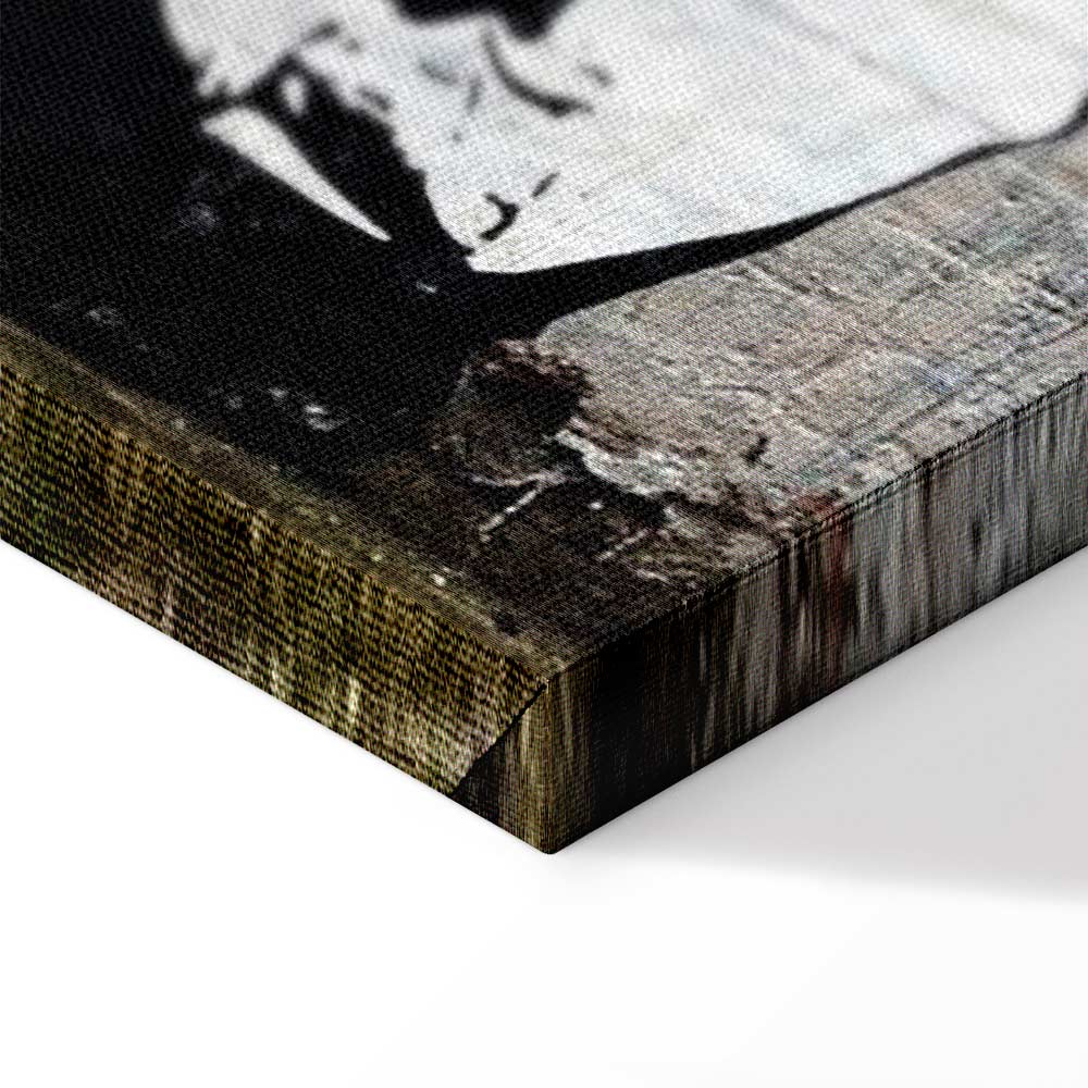 Banksy Super Mario Mushroom Cop Graffiti Canvas Print