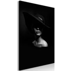 Canvas Print Mysterious Woman Vertical (1 Part)