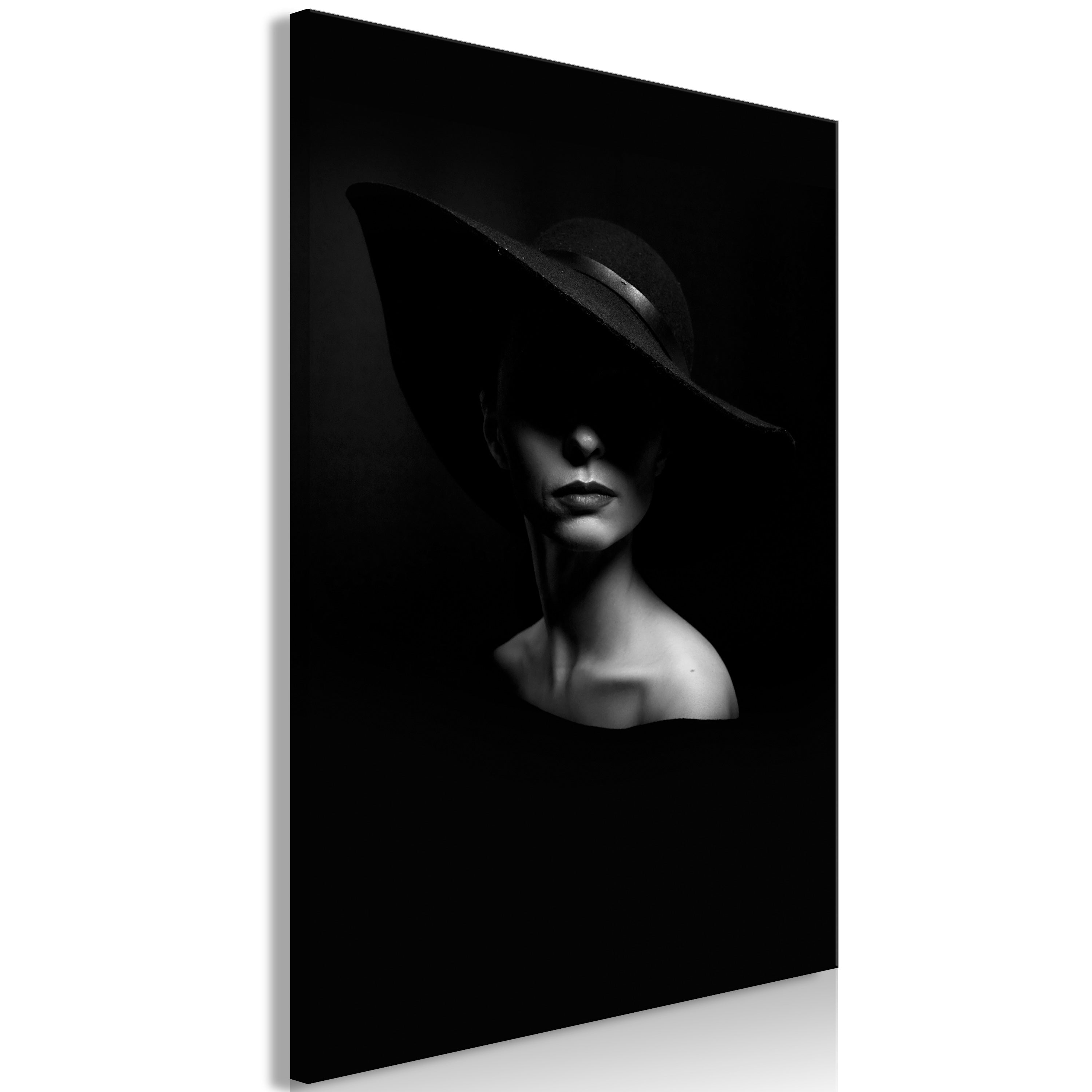 Canvas Print Mysterious Woman Vertical (1 Part)