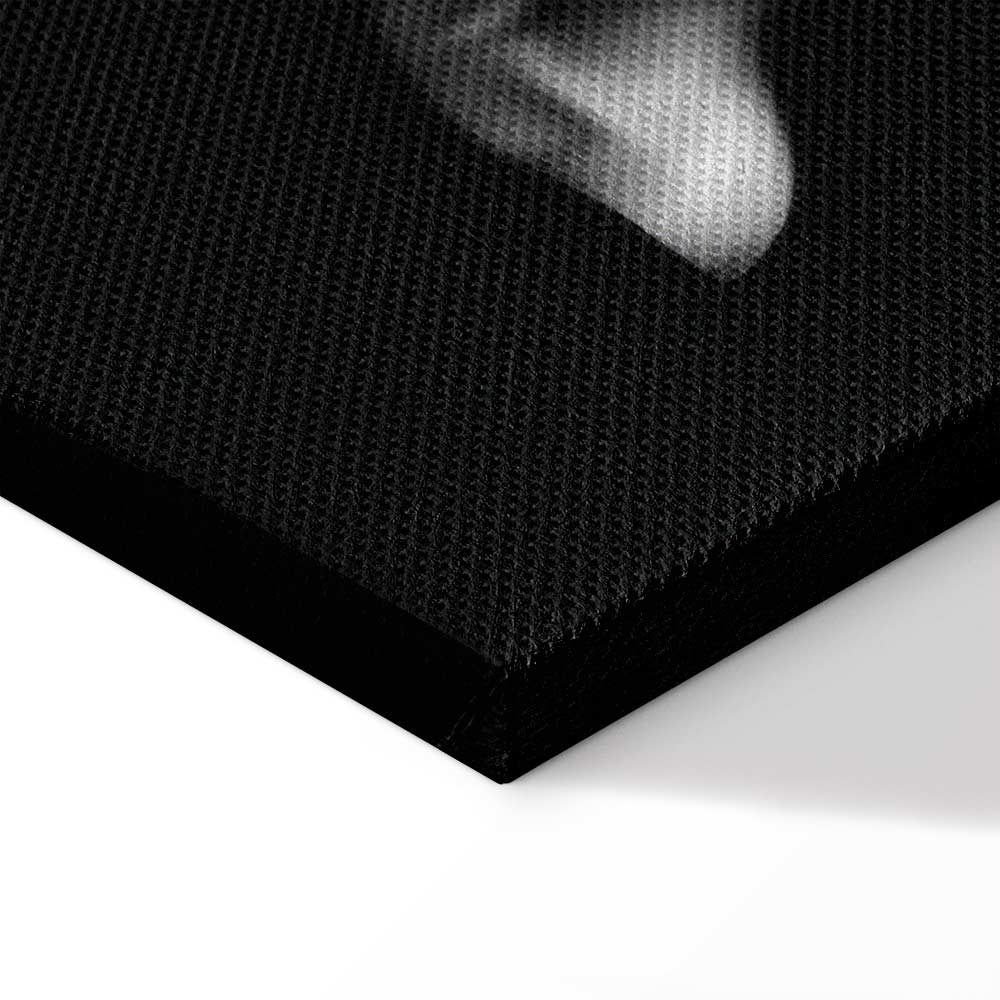 Mysterious Woman Portrait Vertical Canvas Print