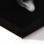 Mysterious Woman Portrait Vertical Canvas Print