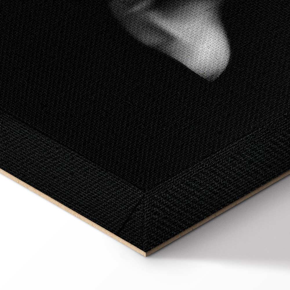 Mysterious Woman Portrait Vertical Canvas Print