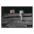 Moonlit People Cosmos Wide Canvas Print