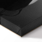 Black Elegance Female Portrait Vertical Canvas Print