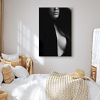 Sensual Nude Woman Vertical Canvas Print