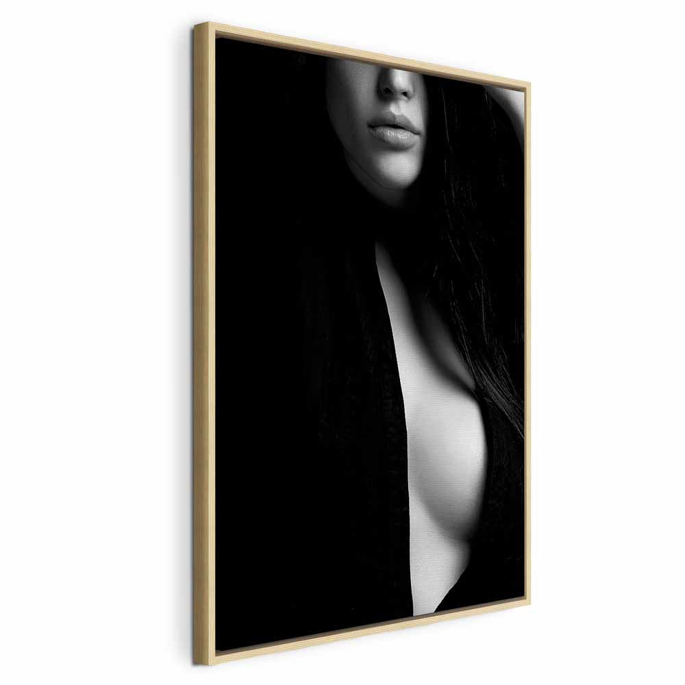Sensual Nude Woman Vertical Canvas Print