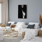 Sensual Nude Woman Vertical Canvas Print