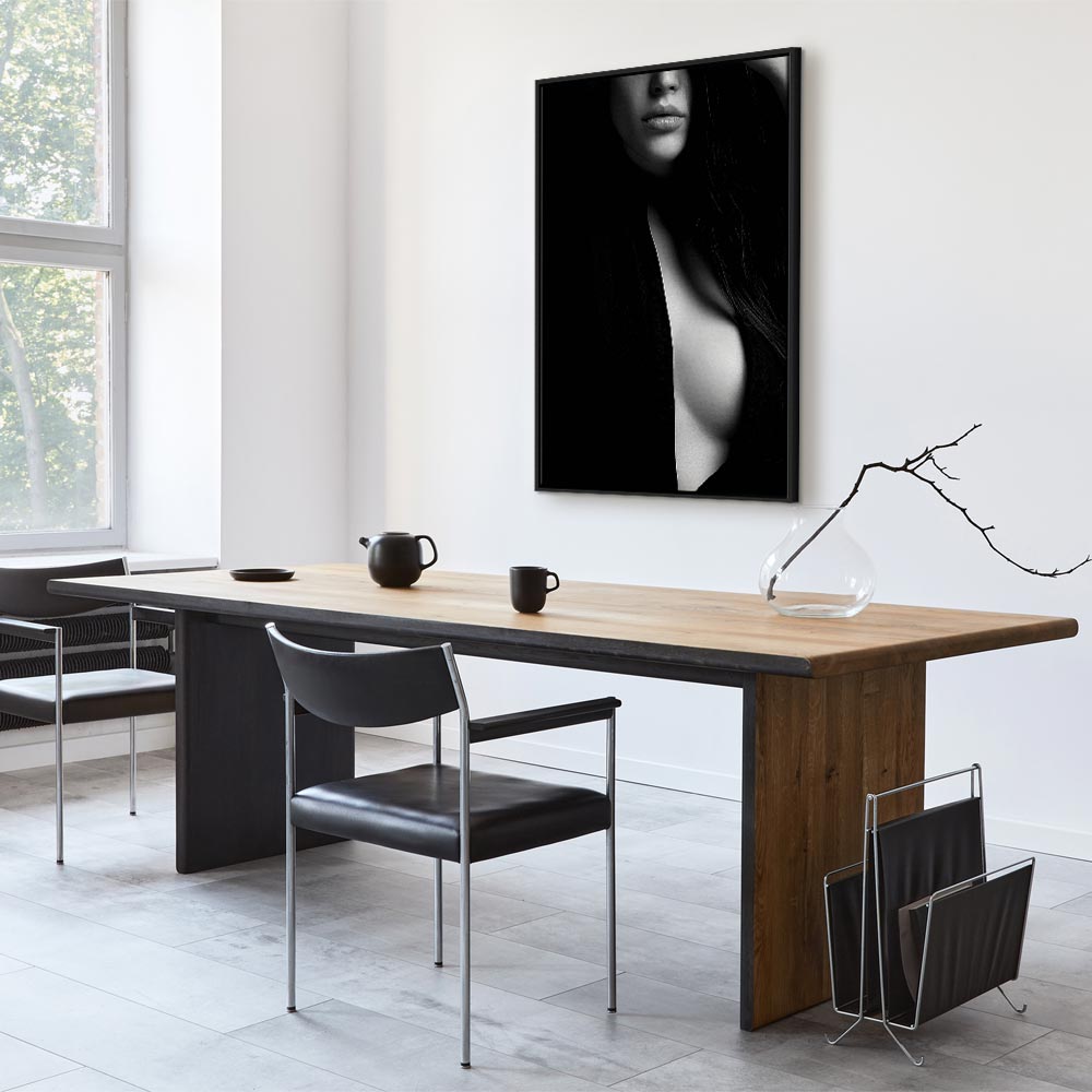 Sensual Nude Woman Vertical Canvas Print