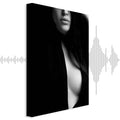 Sensual Nude Woman Vertical Canvas Print