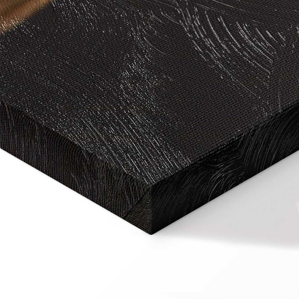 Midas Touch Portrait Gold Canvas Print