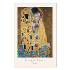 Klimt The Kiss Romantic Canvas Print
