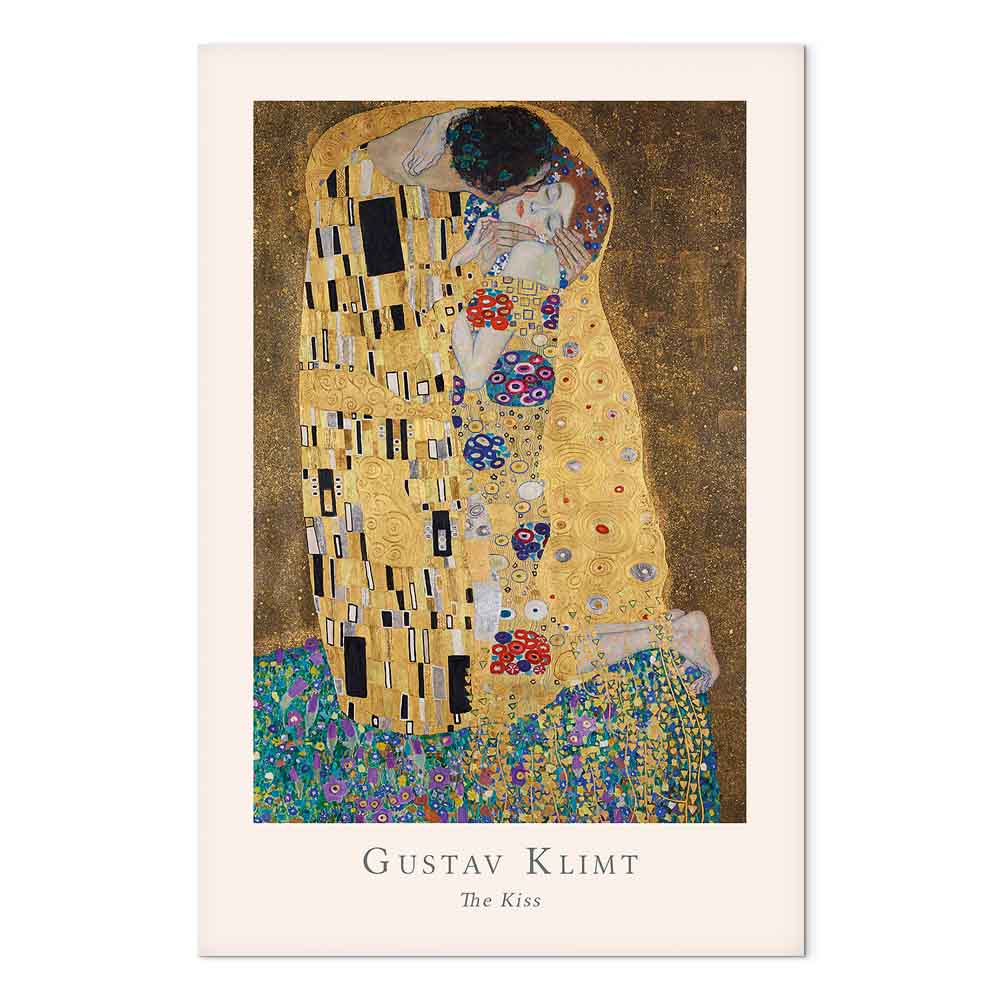 Klimt The Kiss Romantic Canvas Print