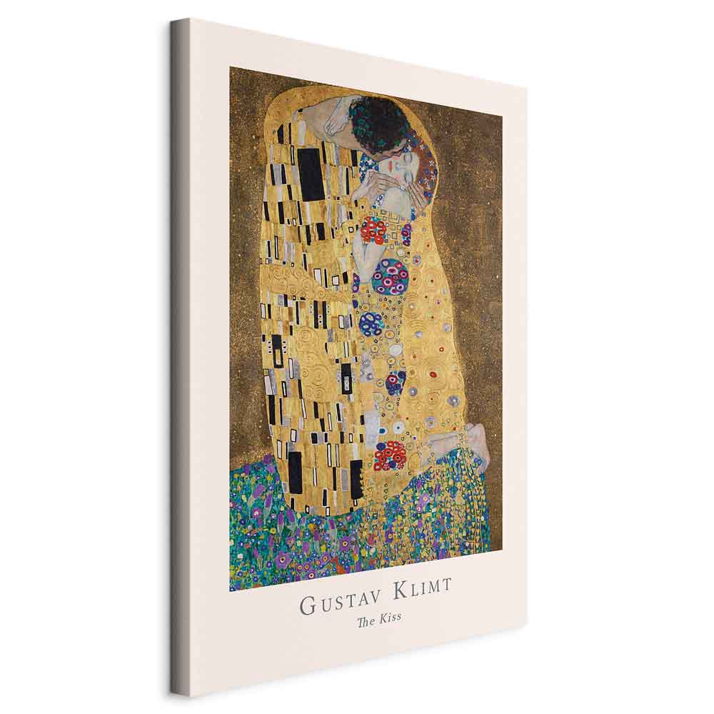 Klimt The Kiss Romantic Canvas Print