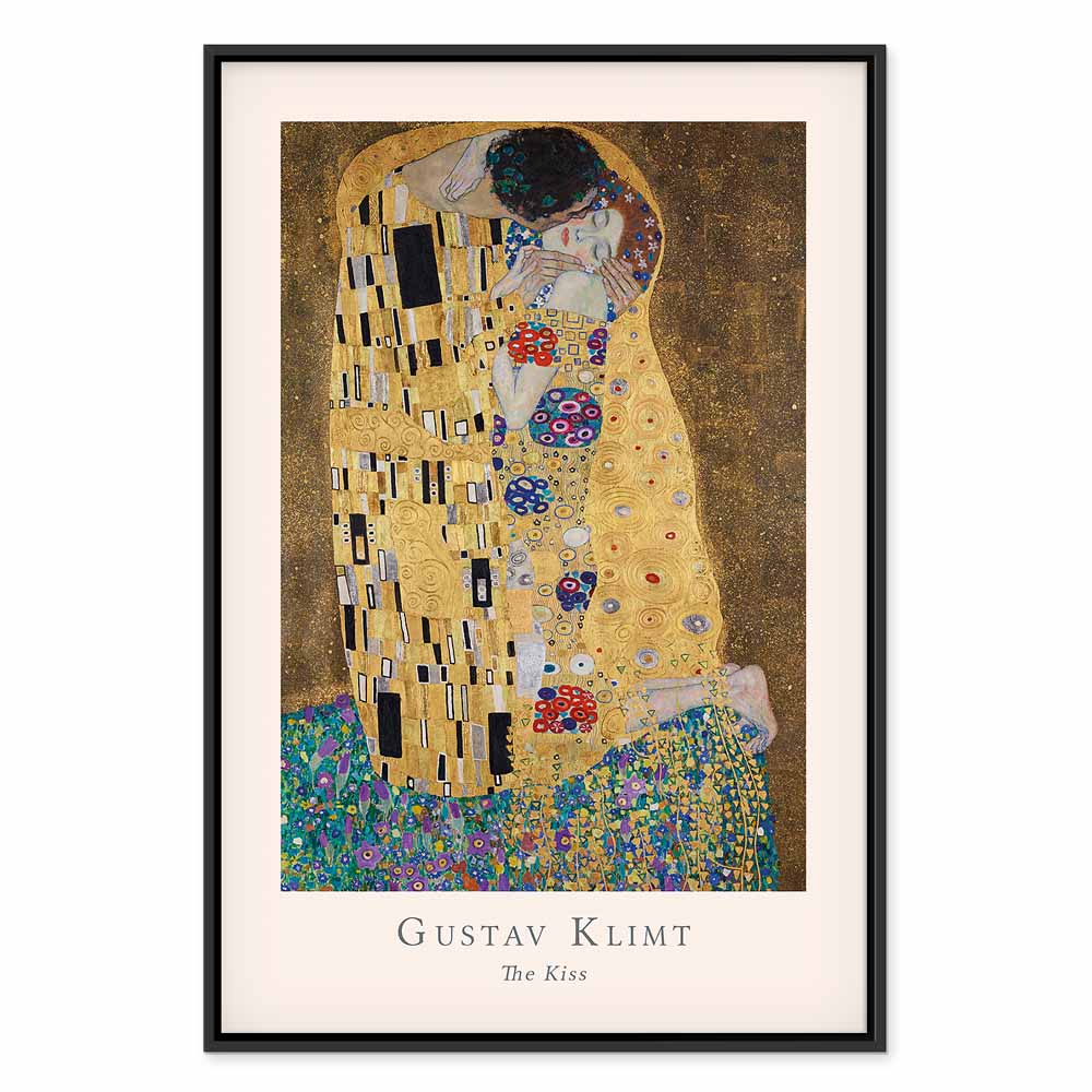 Klimt The Kiss Romantic Canvas Print
