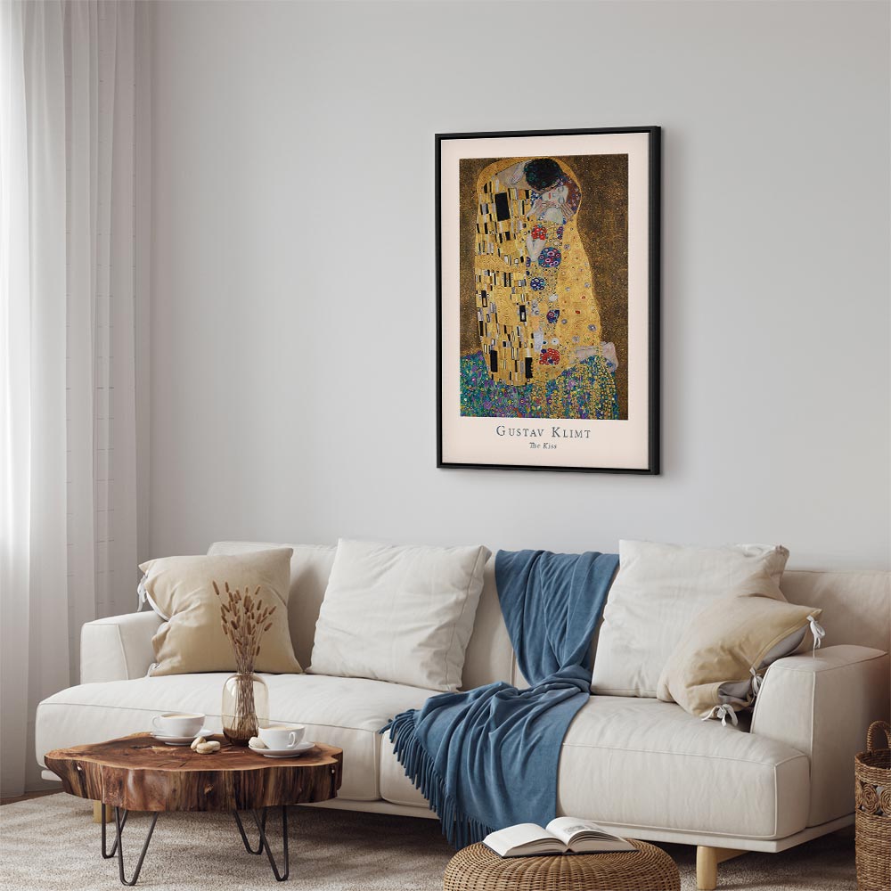 Klimt The Kiss Romantic Canvas Print