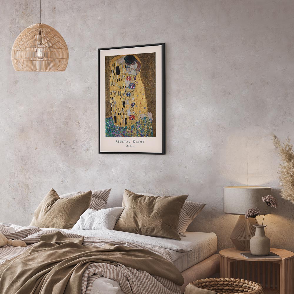 Klimt The Kiss Romantic Canvas Print