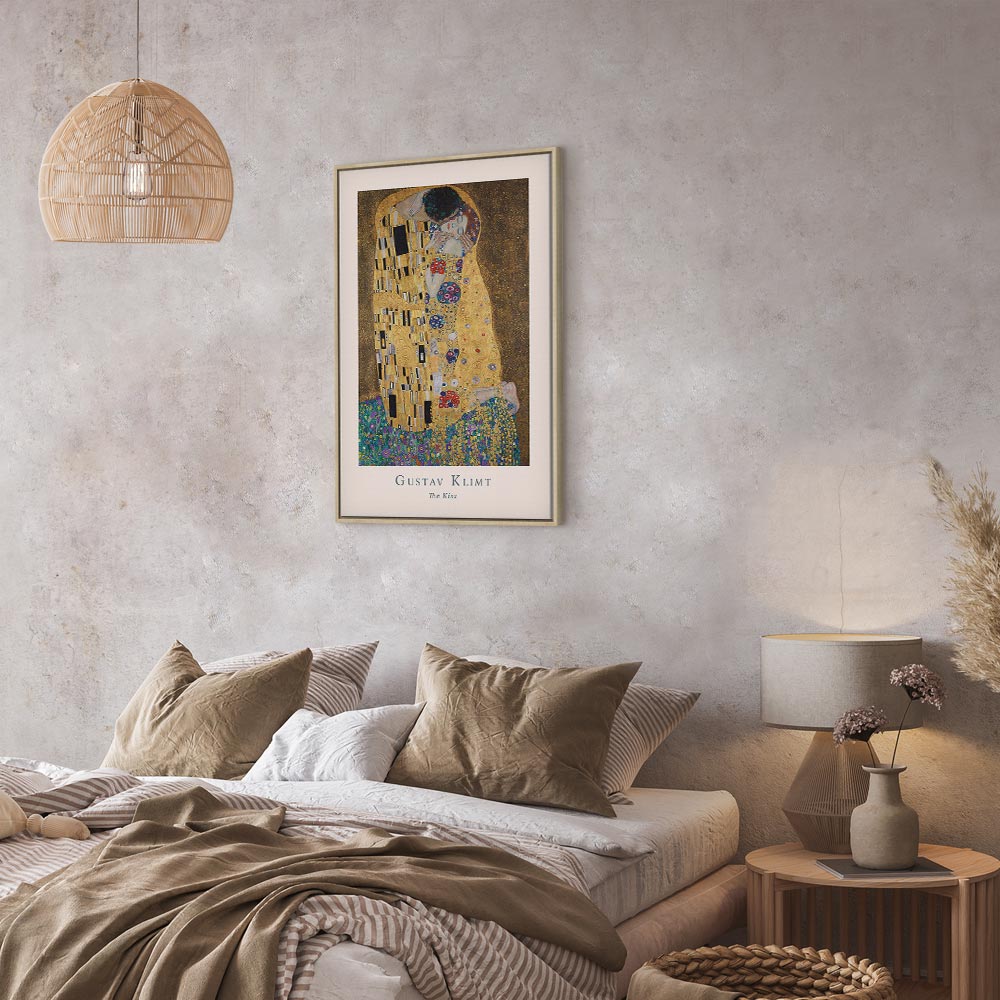 Klimt The Kiss Romantic Canvas Print