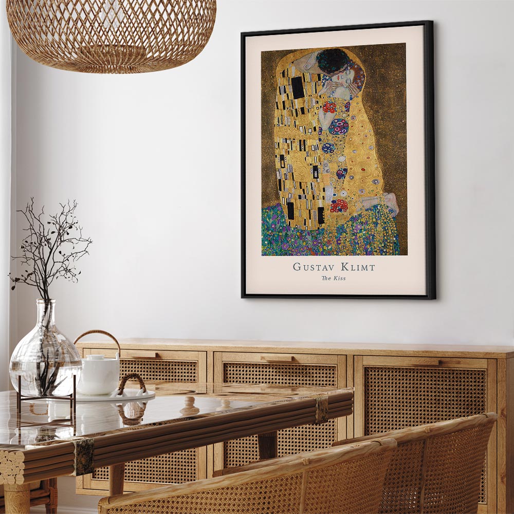 Klimt The Kiss Romantic Canvas Print