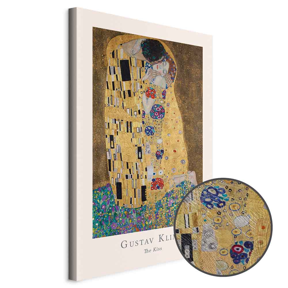 Klimt The Kiss Romantic Canvas Print