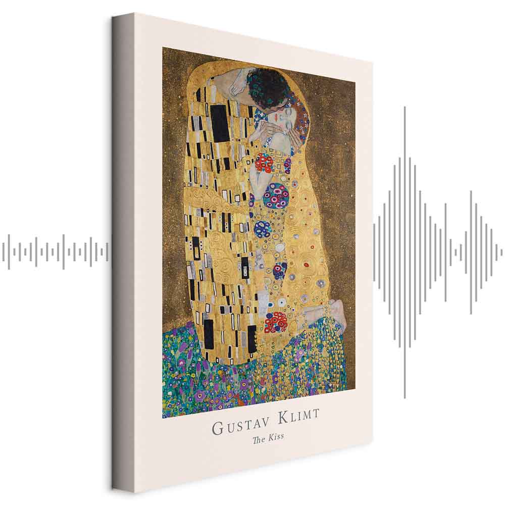 Klimt The Kiss Romantic Canvas Print