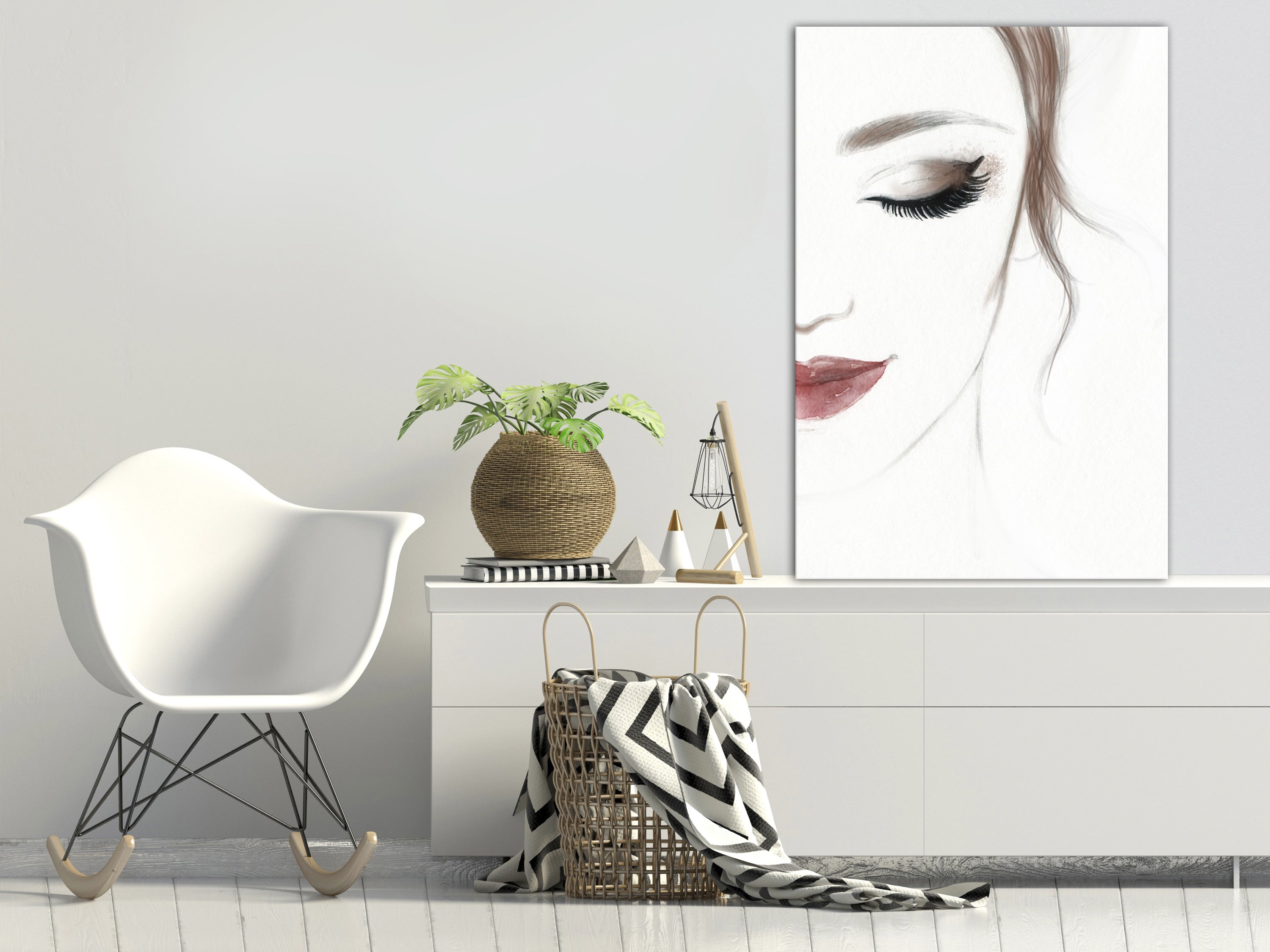 Canvas Print: Delicate Beauty Vertical - 1 Part
