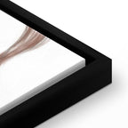 Delicate Female Portrait Vertical Canvas Print