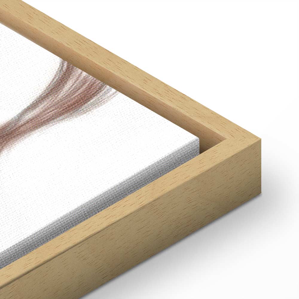 Delicate Female Portrait Vertical Canvas Print