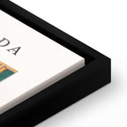 Japanese Woodcut Figures Multicolor Canvas Print