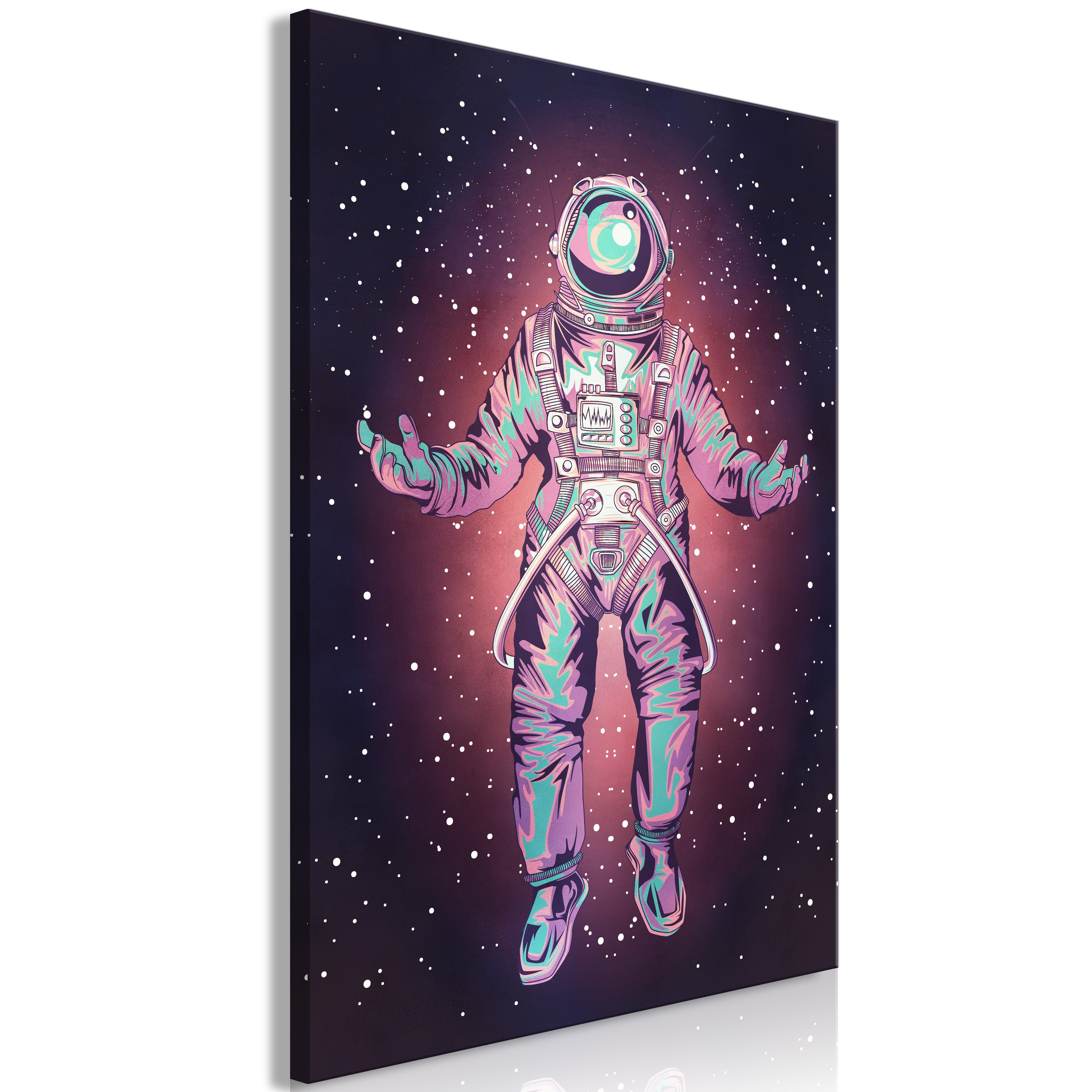 Canvas Print Lonely Traveler Vertical