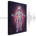 Lonely Traveler Starry Cosmos Vertical Canvas Print